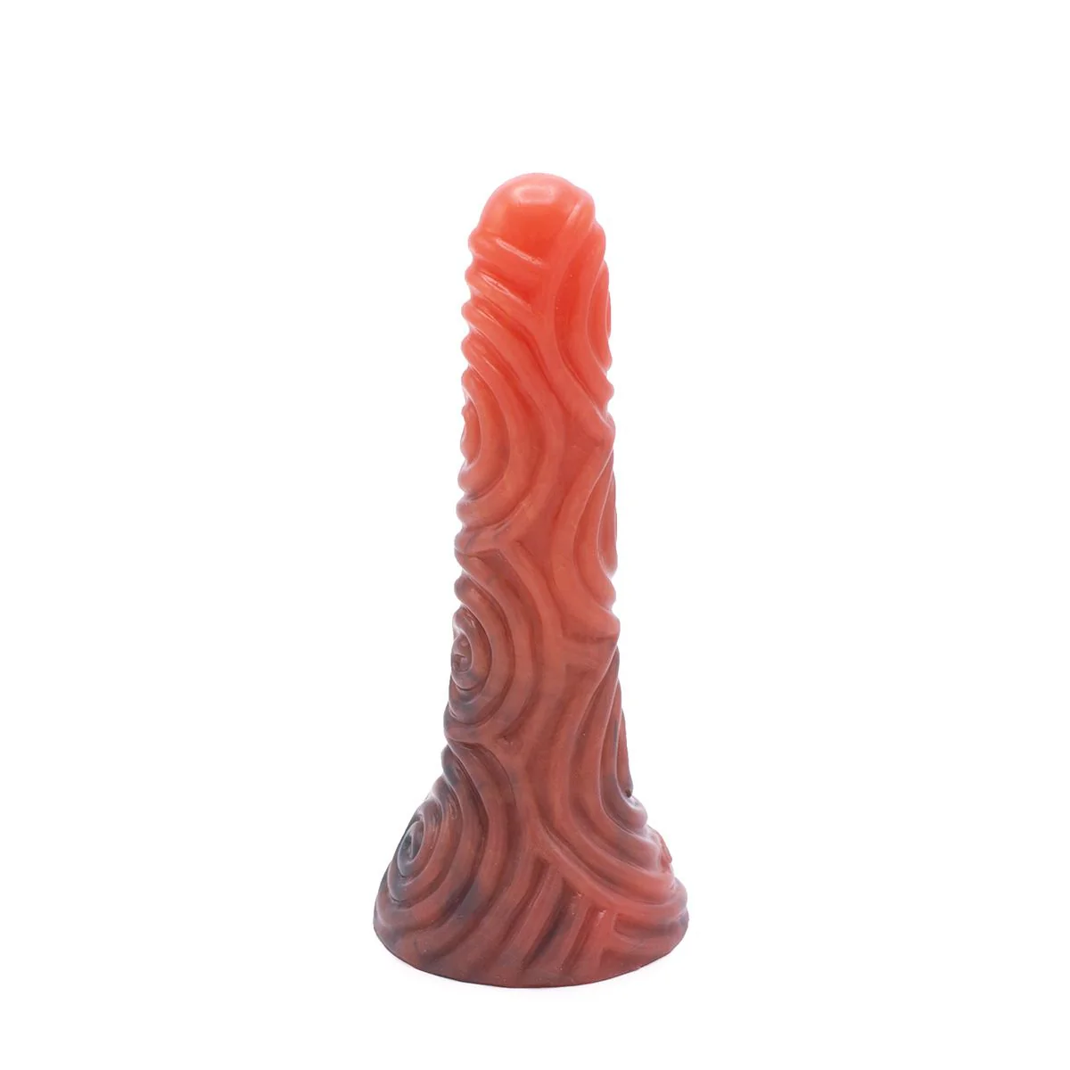 Monstar Dildo Beast Arancione Nero 21cm - Dildo Fantasy con Ventosa